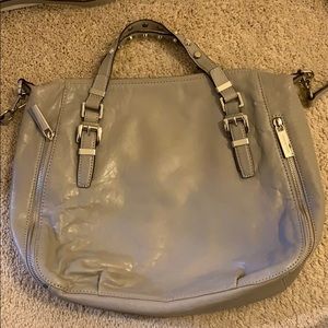 Gray Michael Kors Crossbody Purse